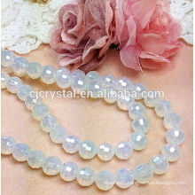 crystal glass faceted round beads,decoration beads strings